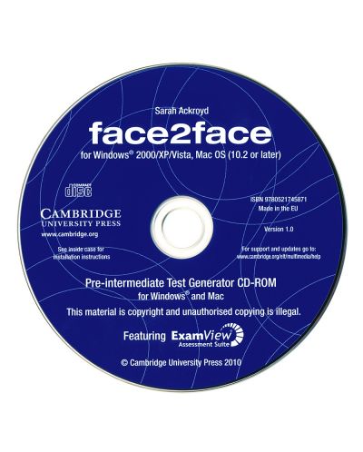 face2face Pre-intermediate: Английски език - ниво В1 (CD с тестове) - 2