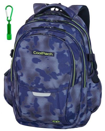 Ученическа анатомична раница Cool Pack Factor - Misty Green, с 4 отделения