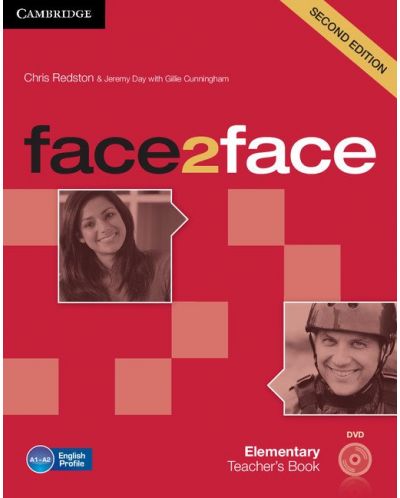 face2face Elementary 2nd edition: Английски език - ниво А1 и А2 (книга за учителя + DVD) - 1
