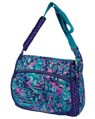 Чанта за през рамо Gabol - Fancy, с капак, 28 cm