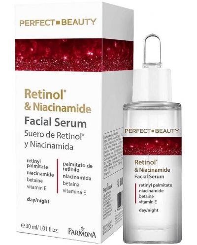 Farmona Perfect Beauty Серум за лице с ретинол и ниацинамид, 30 ml - 1