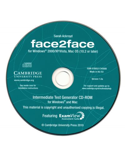 face2face Intermediate: Английски език - ниво В1 до В2 (CD с тестове) - 2