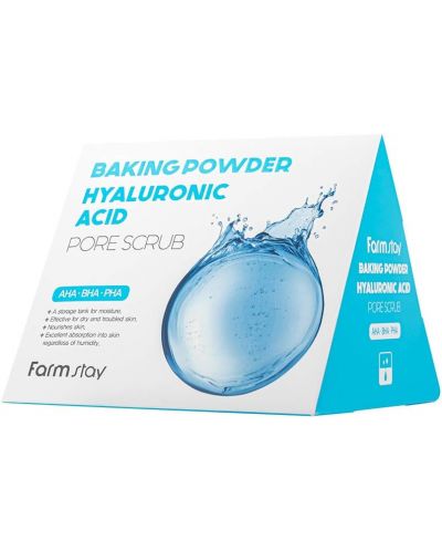 FarmStay Hyaluronic Acid Скраб за лице Baking Powder, 25 x 7 g - 2