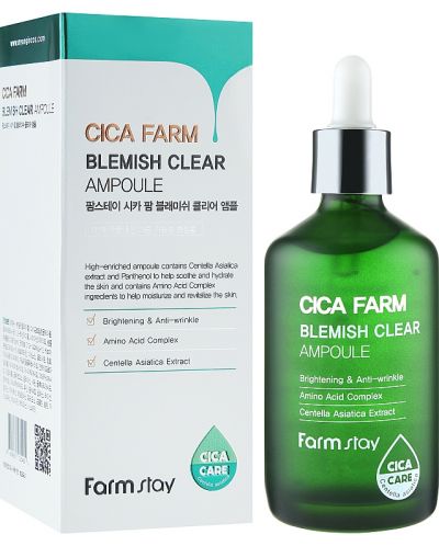 FarmStay Cica Farm Ампула за лице Blemish Clear, 100 ml - 2