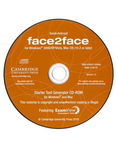face2face Starter: Английски език - ниво А1 (CD с тестове) - 2