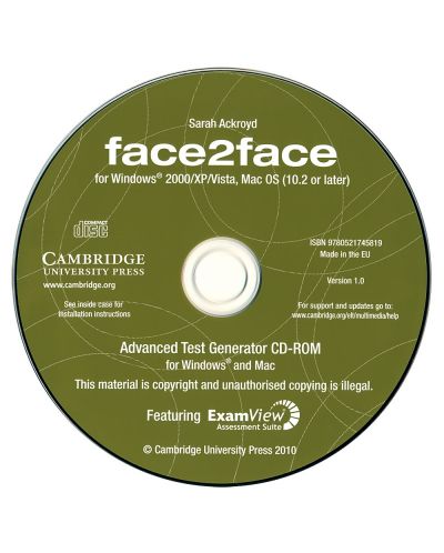 face2face Advanced: Английски език - ниво С1 (CD с тестове) - 2