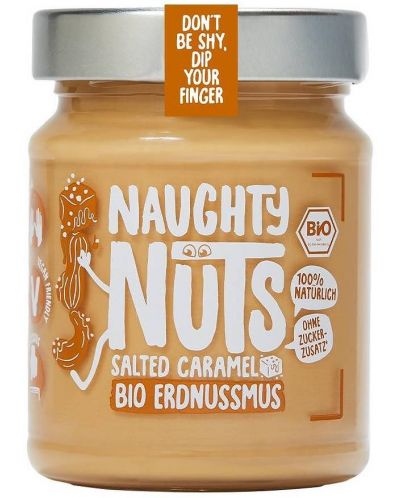 Фъстъчен тахан Солен карамел, 250 g, Naughty Nuts - 1