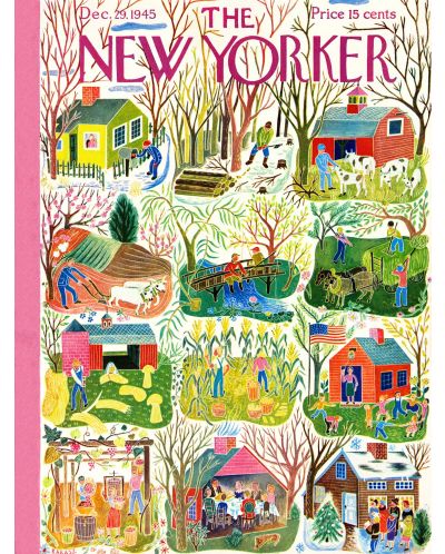 Пъзел New York Puzzle от 1000 части - Селскостопански календар - 1