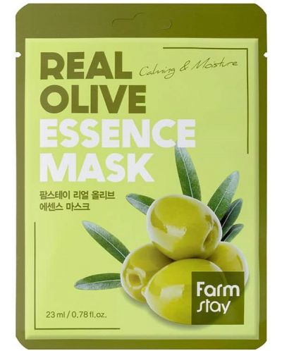FarmStay Real Essence Лист маска за лице Olive, 23 ml - 1