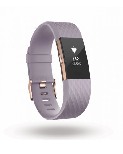 Fitbit Charge 2, размер S - розова - 1