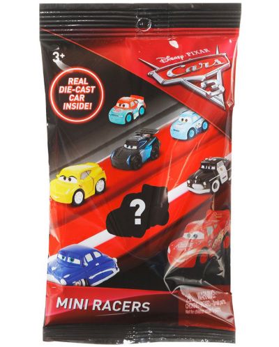 Количка-изненада Disney Cars 3 - Mini Racers - 1