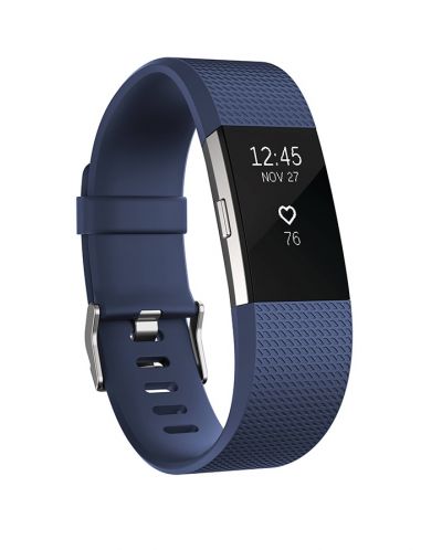 Fitbit Charge 2, размер L - синя - 1
