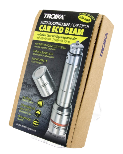 Фенерче Troika - Car Eco Beam, презареждаемо, сиво - 3
