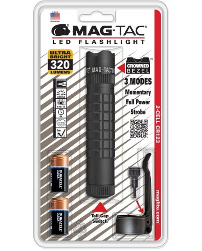 Фенер Maglite Mag-Tac – LED, Crown, черен - 1
