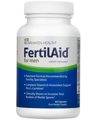 FertilAid за мъже, 90 капсули, Fairhaven Health - 1
