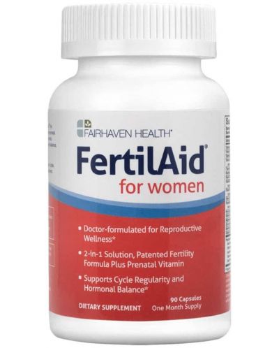 FertilAid за жени, 90 капсули, Fairhaven Health - 1
