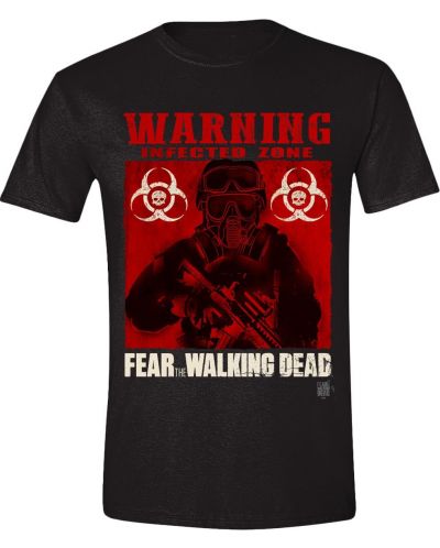 Тениска Fear The Walking Dead - Infected Poster, черна, размер L - 1