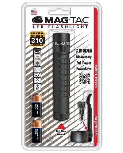 Фенер Maglite Mag-Tac – LED, CR123, черен - 1