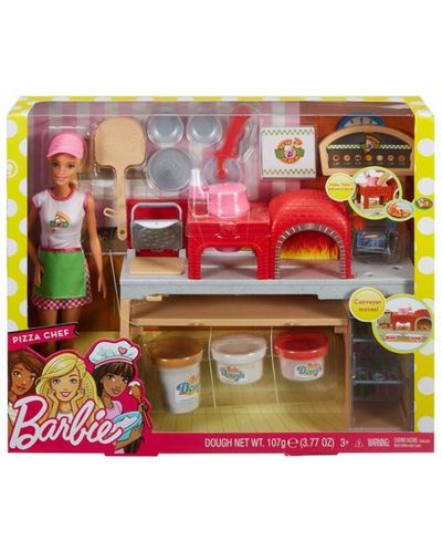 Игрален комплект Mattel Barbie - Да приготвим пица, с кукла - 8