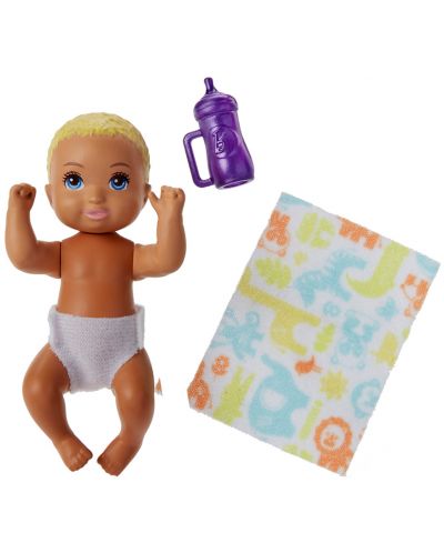 Кукла-бебе Barbie - С шише и одеялце, асортимент - 2