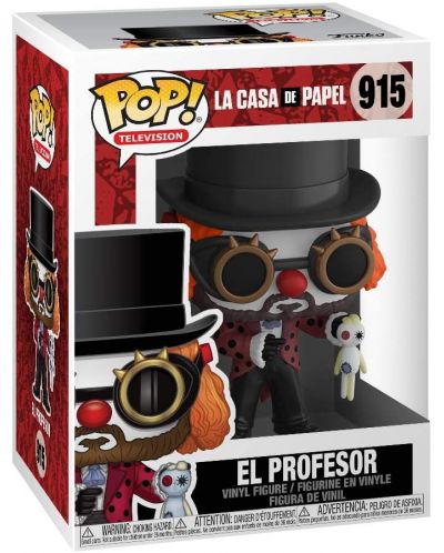 Фигура Funko POP! Television: La Casa de Papel - Proffessor O Clown #915 - 2