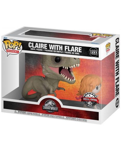 Фигура Funko POP! Moments: Jurassic World - Claire with Flare (Special Edition) #1223 - 2