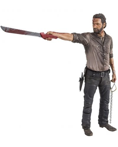 Фигура The Walking Dead - Rick Grimes Vigilante Edition Deluxe, 25cm - 1