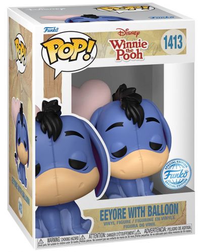 Фигура Funko POP! Disney: Winnie the Pooh - Eeyore with Balloon (Special Edition) #1413 - 2