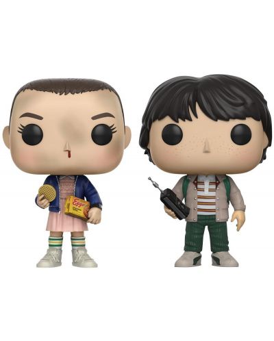 Фигура Funko Pop! Television: Stranger Things - Eleven and Mike (2 Pack) - 1
