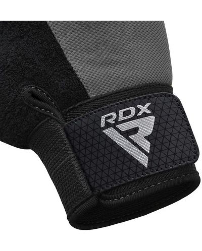 Фитнес ръкавици RDX - W1 Full Finger+,  сиви/черни - 6