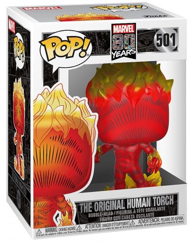 Фигура Funko POP! Marvel: Fantastic Four - The Original Human Torch #501 - 2