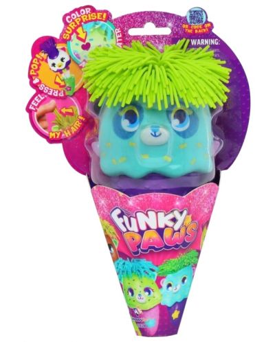 Фигурка Funky Paws - Изскачащо сладурче в конус, асортимент - 4