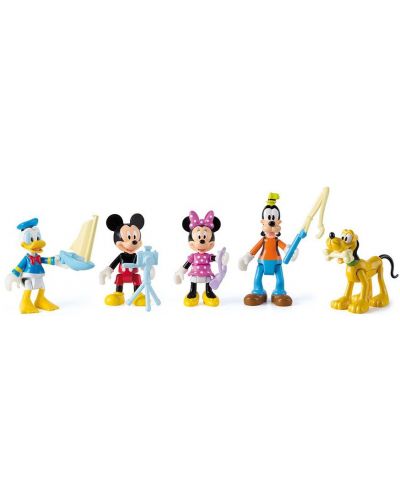 Комплект фигурки IMC Toys - Мики и приятели, 5 броя - 2