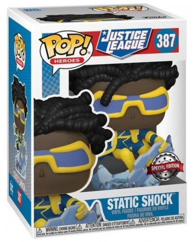Фигура Funko POP! DC Comics: Justice League - Static Shock #387 - 2