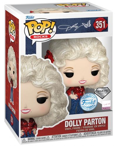 Фигура Funko POP! Rocks: Dolly - Dolly Parton ('77 tour) (Diamond Collection) (Special Edition) #351 - 2