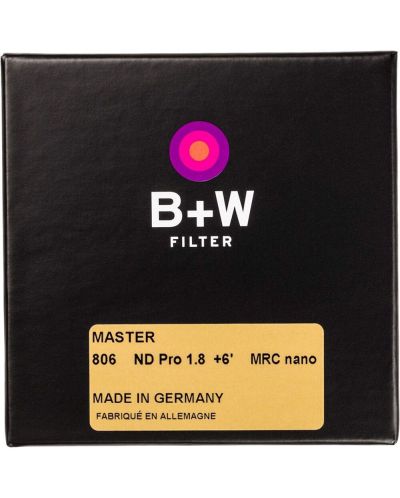 Филтър Schneider - B+W, 806 ND-Filter 1.8 MRC nano Master, 62mm - 2