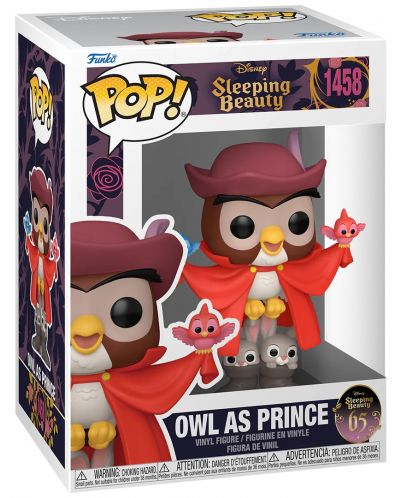 Фигура Funko POP! Disney: Sleeping Beauty - Owl as Prince (65th Anniversary) #1458 - 2