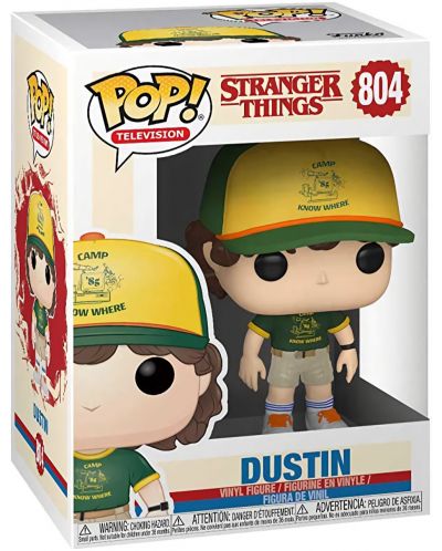 Фигура Funko Pop! TV: Stranger Things - Dustin At Camp, #804 - 2