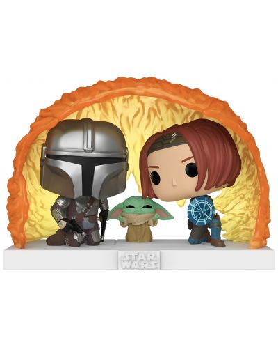 Фигура Funko POP! Moments: The Mandalorian - Grogu Force Barrier #719 - 1