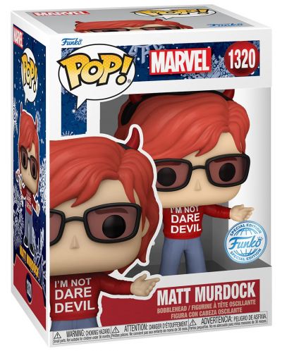 Фигура Funko POP! Marvel: Daredevil - Matt Murdock (I'm Not Daredevil) (Special Edition) #1320 - 2