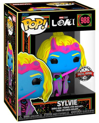 Фигура Funko POP! Marvel: Black Light - Sylvie (Special Edition) #988 - 2