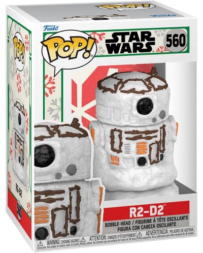 Фигура Funko POP! Movies: Star Wars - R2-D2 (Holiday) #560 - 2