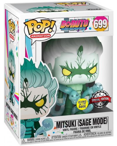 Фигура Funko POP! Animation: Boruto - Mitsuki (Sage Mode) (Glows in the Dark) (Special Edition) #699 - 3