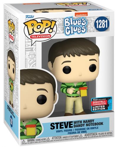 Фигура Funko POP! Television: Blue's Clues - Steve with Handy Dandy Notebook (Convention Limited Edition) #1281 - 2