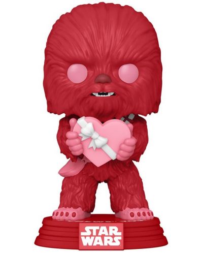Фигура Funko POP! Movies: Star Wars - Valentines (Chewbacca With Heart) #419 - 1