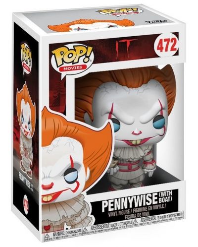 Фигура Funko Pop! Movies: IT - Pennywise (with Boat), #472 - 2