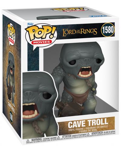 Фигура Funko POP! Movies: The Lord of the Rings - Cave Troll #1580, 15 cm - 2