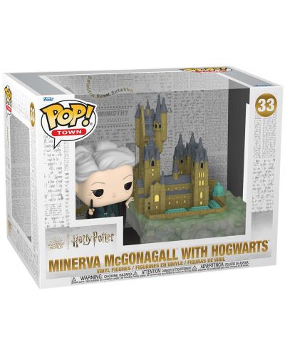 Фигура Funko POP! Town: Harry Potter - Minerva McGonagall With Hogwarts #33 - 2