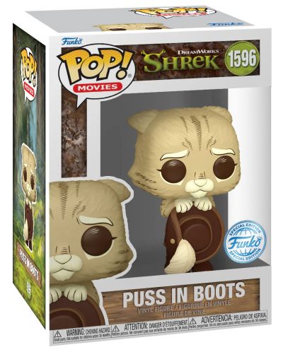 Фигура Funko POP! Movies: Shrek - Puss in Boots (Special Edition) #1596 - 2