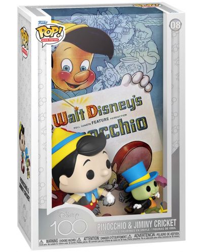 Фигура Funko POP! Movie Posters: Disney's 100th - Pinocchio & Jiminy Cricket #08 - 2